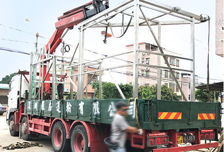 Steel structure product transportation