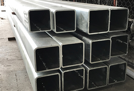 Hot dip galvanized square pass