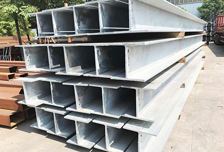 Hot dip galvanized H-beam