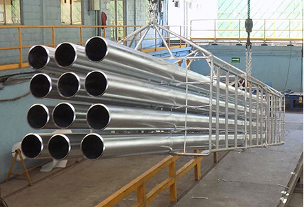 Hot dip galvanized round tube