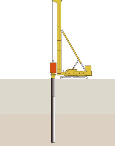 Piling steel pipe tunneling method