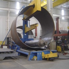 Steel coil round processing